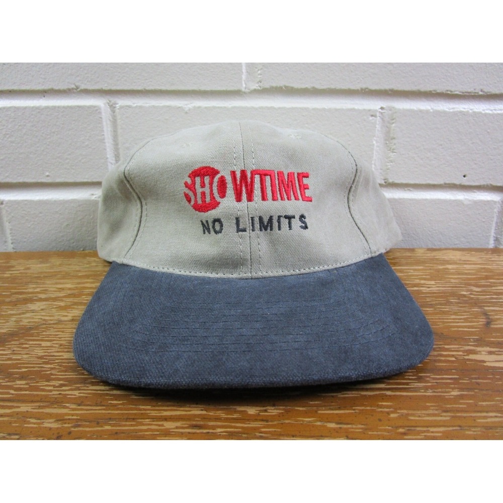 Vintage Showtime No Limits‎ Strapback Hat 1990's Embroidered TV Show Promotional